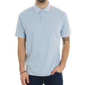 POLO CONTRASTI SUNS AZZURRO